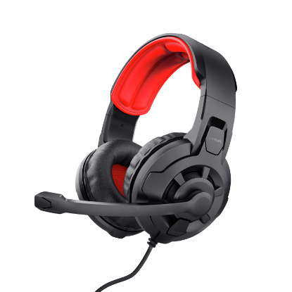 Miš + slušalice TRUST GXT785 Ravius, žični, crni, USB