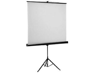 Platno za projektor E-VIEW TS150, 152 x 152 cm, 1:1, na stalku