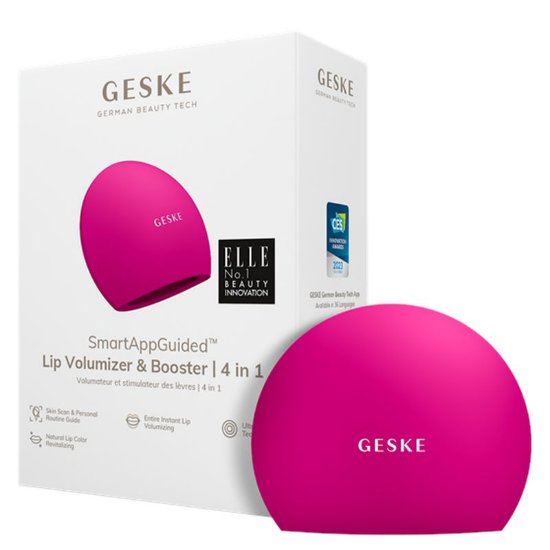 Uređaj za njegu usana GESKE Lip Volumizer & Booster, 4u1, magenta