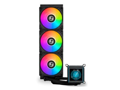 Vodeno hlađenje LIAN LI GALAHAD II LCD 360, ARGB, LCD ekran, CPU hlađenje, za Intel i AMD, crno