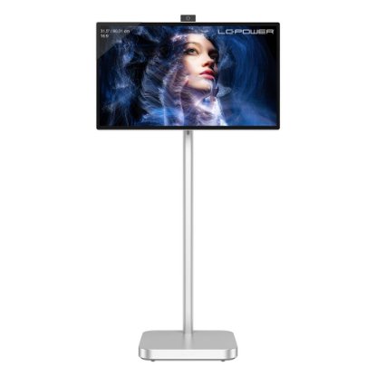 Premium monitor 31.5" LC POWER Smart Monitor LC-M32S4K, 4K UHD, VA, 60Hz, 20ms, 350cd/m2, zvučnici, baterijski, srebrni