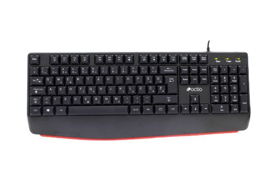 RABLJENI - Tipkovnica OCTIO K201U, crna, USB