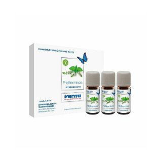 Set eteričnih ulja VENTA, Bio eterično ulje paprena metvica 3x10ml