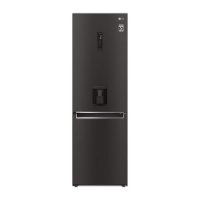 Hladnjak LG GBF61BLHMN, kombinirani, 186 cm, 233/107 l, dispenzer, energetski razred E, crni