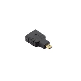 Adapter SBOX, micro HDMI (M) na HDMI (Ž), crni