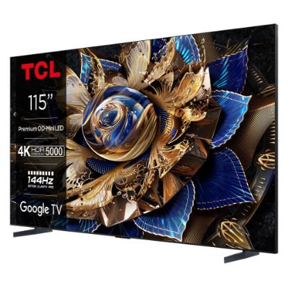 Mini-LED TV 115" TCL 115X955 MAX, Google TV, 4K UHD, 144Hz, DVB-T2/C/S2, HDMI, Wi-Fi, BT, USB, LAN - energetski razred G