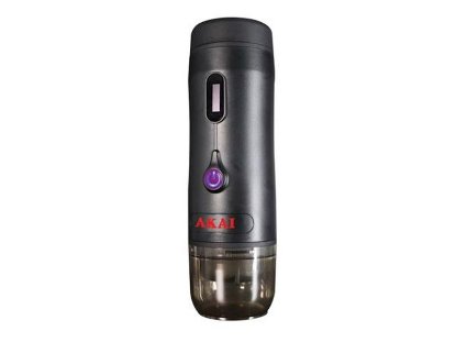 Aparat za kavu AKAI AESP-312, prijenosni, espresso, 12V, crni