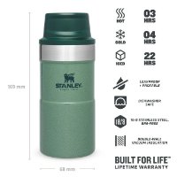 Šalica STANLEY Classic Trigger-Action Travel Mug, 0.25l, zelena
