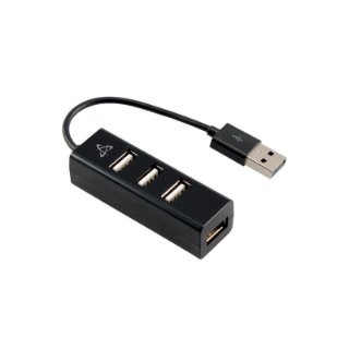 USB HUB SBOX H-204, 4-portni USB 2.0, crni