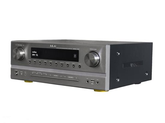 Pojačalo AKAI AS005RA-750, 5.1, 300W, FM, AM, BT, USB, WDF, daljinski, srebrno