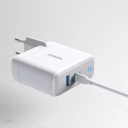 Kućni punjač ANKER PowerPort+ Atom III, A2322G21, 60W, USB, USB-C, bijeli