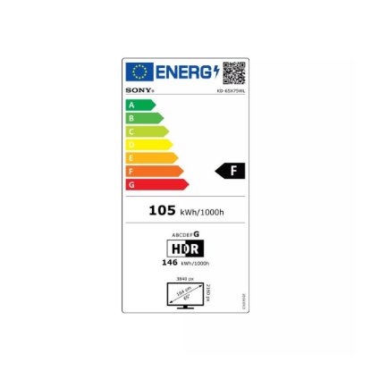LED TV 65" SONY KD65X75WLPAEP, Google TV, UHD 4K, DVB-T2/C/S2, HDMI, WI-FI, USB - energetski razred F