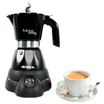 Aparat za kavu ARIETE Moka Aroma 1358/11, 400 W, crni