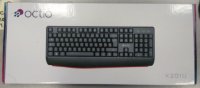 RABLJENI - Tipkovnica OCTIO K201U, crna, USB