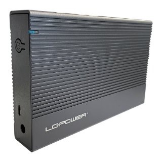 Eksterno kućište LC POWER LC35U3-C, 3.5" SATA HDD, USB-C, crno