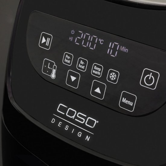 Friteza na vrući zrak CASO DESIGN AF 255, 1400W, 3 l, crna