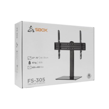 Nosač za TV SBOX FS-305-2, 37"-70", do 40Kg, stolni