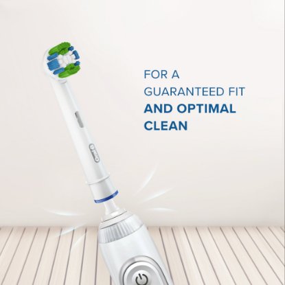 Zamjenske glave četkice za zube ORAL-B EB 50-8, Precision Clean, 8 kom, bijele