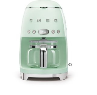 Aparat za kavu SMEG DCF02PGEU, 1050 W, filter kava, do 12 šalica, 1,4 l, pastilno zelena