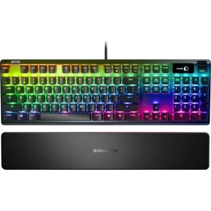 Tipkovnica STEELSERIES Apex Pro, RGB, mehanička, US layout, USB, crna