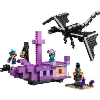 LEGO MINECRAFT Enderski zmaj i brod