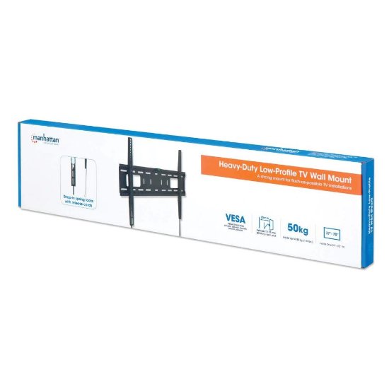 Nosač zidni za TV MANHATTAN 461986, 37" - 70", 50kg, fiksni