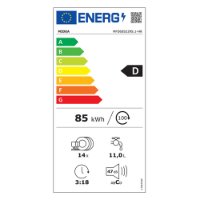 Perilica posuđa MIDEA MFD60S229S-HR, 60 Cm, do 14 kompleta, energetski razred D