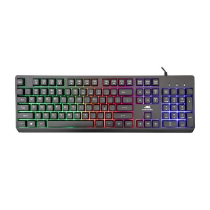 Tipkovnica BARACUDA BGK-02114 Starfish, US layout, crna