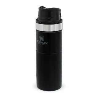 Šalica STANLEY Classic Trigger-Action Travel Mug, 0.47l, crna