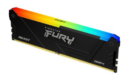 Memorija PC-29800, 8GB, KINGSTON Fury Beast RGB KF437C19BB2A/8, DDR4 3733MHz