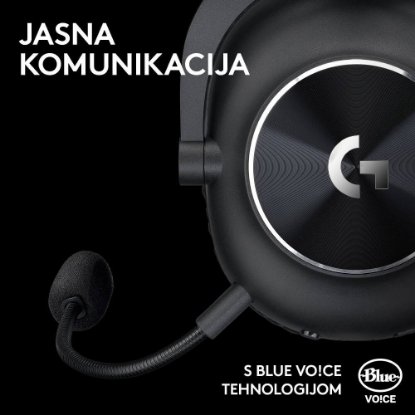 Slušalice LOGITECH G PRO X 2 Lightspeed, 7.1, bežične, crne
