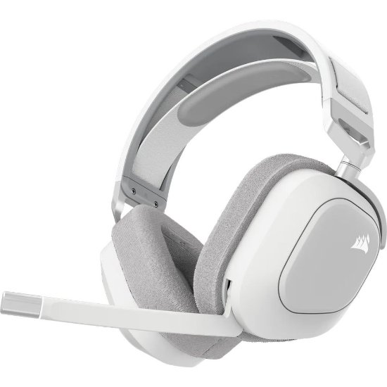 Slušalice CORSAIR HS80 Max Wireless, bežične, mikrofon, bijele