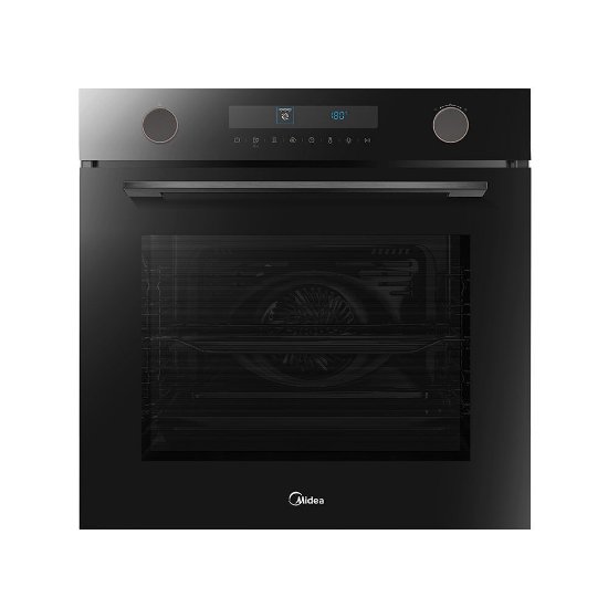 Ugradbena pećnica MIDEA 7NP30E0B, piroliza, 72 l, energetski razred A, crna