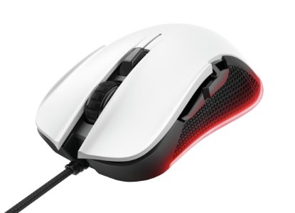 Miš TRUST GXT 922W Ybar, optički, 7200dpi, bijeli