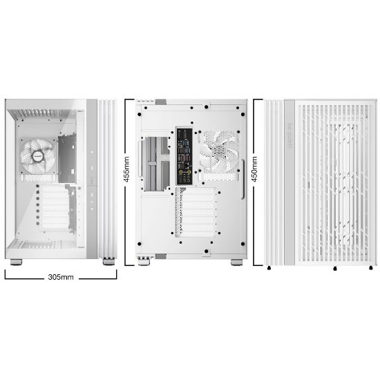 Kućište BE QUIET Light Base 600 LX, ATX, bijelo, bez napajanja