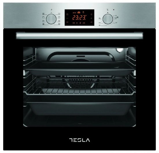Ugradbena pećnica TESLA BO900SX, 80 l, 2500 W, Energetski razred A, inox