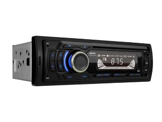 Auto radio AKAI CA016A-9008U, FM, BT, HandsFree, SD, USB, 4x25W, ISO, crni