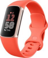 Narukvica FITBIT Charge 6, HR, GPS, Google Wallet, Coral/Champagne Gold