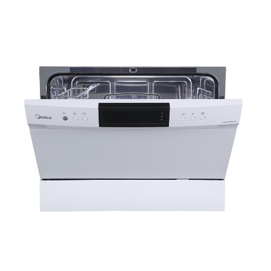 Ugradbena perilica posuđa MIDEA MTD55S100W.1-HR, uska, 55 Cm, do 6 kompleta, energetski razred F