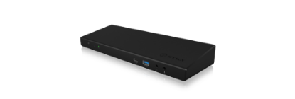 Docking station ICY BOX IB-DK2244AC, USB-C na 2x DP, 2x HDMI, USB-C, 5x USB 3.0 Type-A, G-LAN RJ45, za laptop