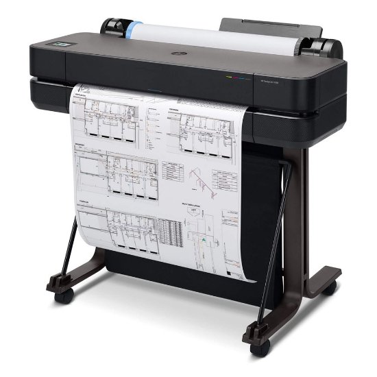Ploter HP DesignJet T630, 5HB09A, 24", 1GB, 2400 x 1200 dpi, postolje, crni