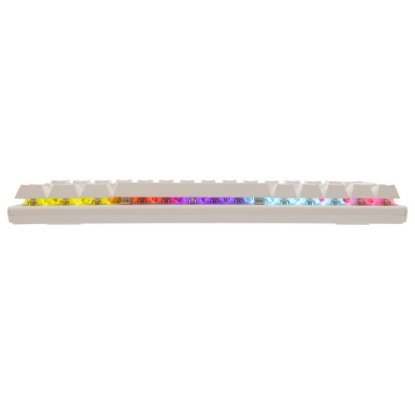 Tipkovnica WHITE SHARK GK-002122 Wakizashi, RGB, plavi switch, mehanička, UK/HR, bijela, USB
