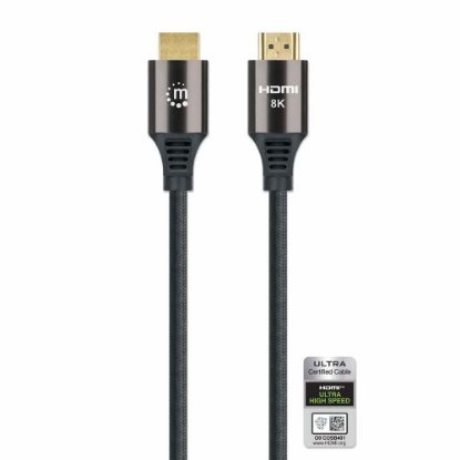 Kabel MANHATTAN, HDMI (M) na HDMI (M), Ultra High Speed s Ethernetom, 8K@60Hz, 2m