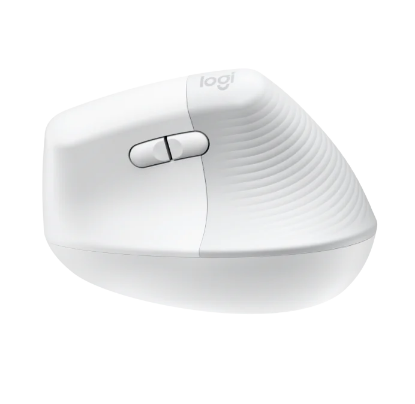 Miš LOGITECH Lift za Mac, ergonomski, bežični, bijeli