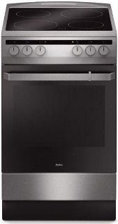 Električni štednjak AMICA 58CE2.30(Xv), 50 cm, 4 zone, 62 l, energetski razred A, inox