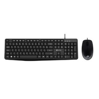 Tipkovnica + miš OCTIO KM100U, crni, USB