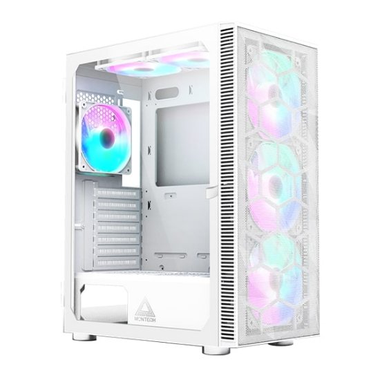 Kućište MONTECH X3 Mesh, prozor, RGB, ATX, bijelo