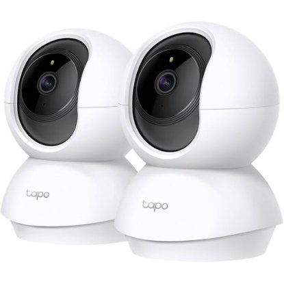 Mrežna nadzorna kamera TP-LINK Tapo C200P2, 2-pack, 1080p, unutarnja, WiFi, pan/tilt, senzor pokreta, noćno snimanje