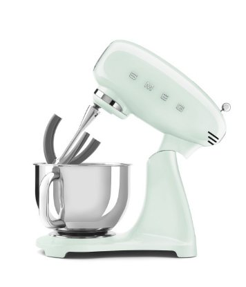 Kuhinjski robot SMEG SMF03PGEU, 800 W, 4,8 l, pastelno zelena