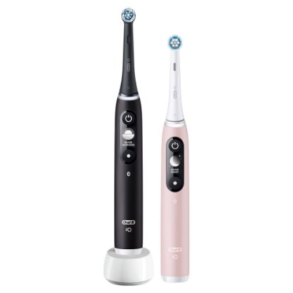 Električna četkica za zube ORAL-B iO6, duopack 2 kom, crna i roza